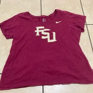 Nike Burgundy Athletic Tee